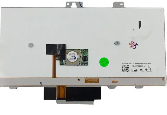 Alt view image 4 of 6 - GENUINE DELL PRECISION M6500 LAPTOP 0D113R US BACKLIT KEYBOARD