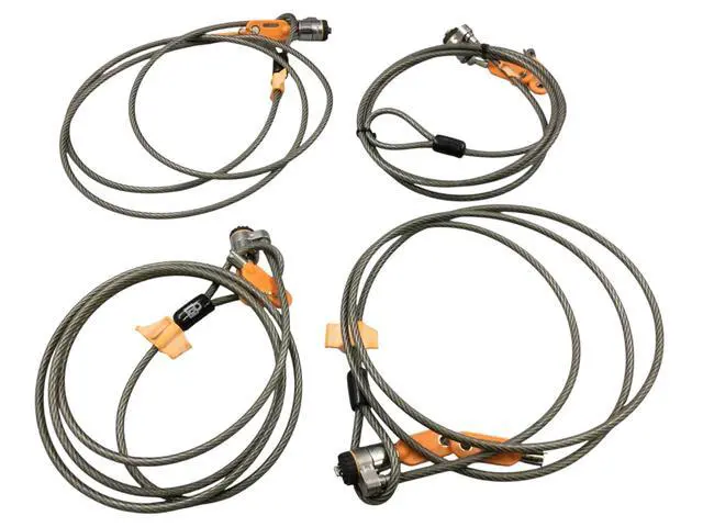 Alt view image 3 of 3 - 4 of Kensington MicroSaver Keyed Notebook Lock Laptop Security Cable 6ft.