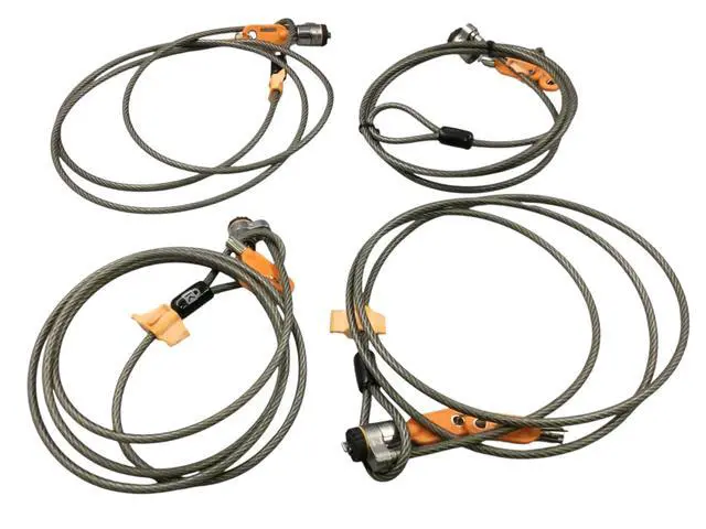 Alt view image 2 of 3 - 4 of Kensington MicroSaver Keyed Notebook Lock Laptop Security Cable 6ft.