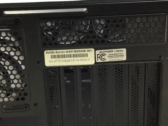 Alt view image 4 of 7 - iBUYPOWER PC Case RA09i-Series M01IB2020B061, black, Glass, w fans