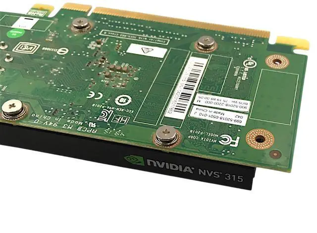 Alt view image 5 of 7 - HP Nvidia NVS 315 1GB DDR3 Workstation Graphics Card GPU