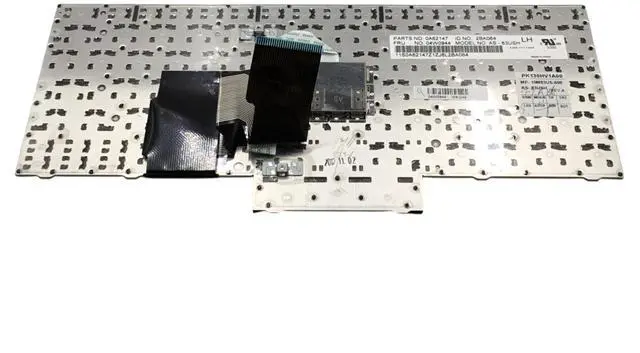 Alt view image 3 of 4 - Laptop Keyboard For Lenovo Thinkpad E120 E125 English US 04W0944 0A62111 Black