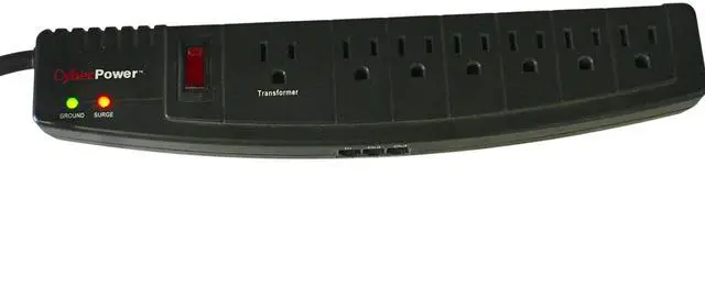 Main image of Cyber Power Surge Protection 750 7 Outlets 31F8 60Hz 1875W 125V
