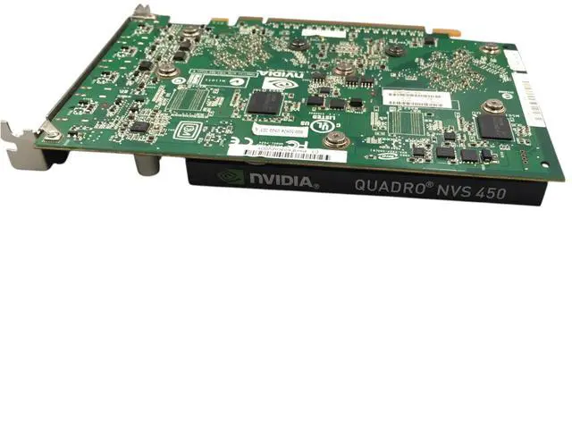 Alt view image 4 of 7 - NVIDIA Quadro NVS 450 512MB DDR3 PCIe 4x DisplayPort Video Card