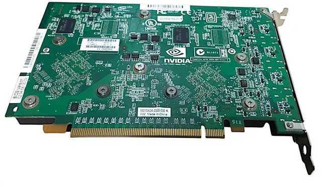 Alt view image 6 of 7 - NVIDIA Quadro NVS 450 512MB DDR3 PCIe 4x DisplayPort Video Card