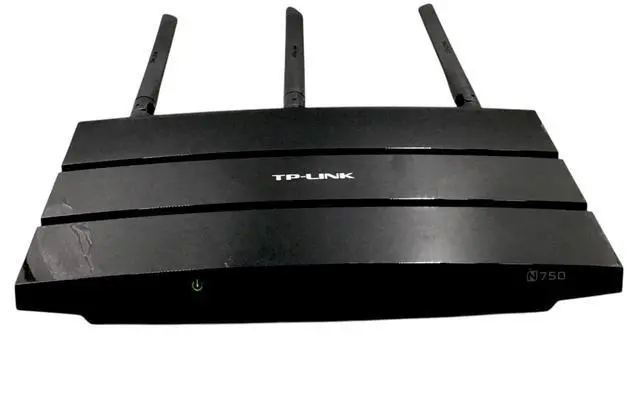 Alt view image 4 of 6 - TP-Link TL-WDR4300 N750 Wireless Dual Band Gigabit Router 12V, w/Adapter