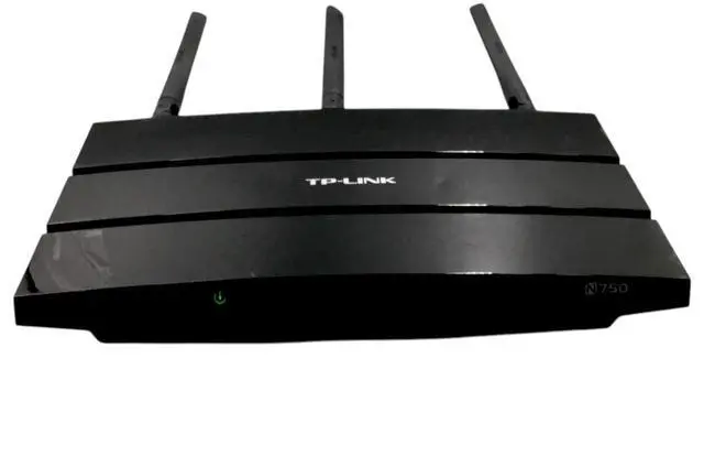 Alt view image 3 of 6 - TP-Link TL-WDR4300 N750 Wireless Dual Band Gigabit Router 12V, w/Adapter