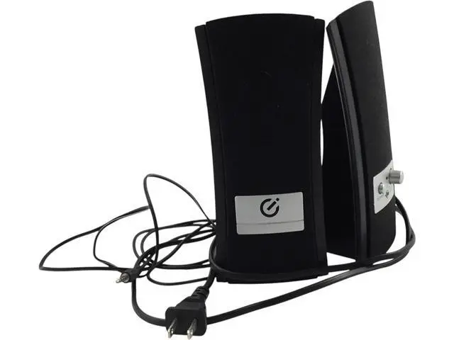 Alt view image 5 of 7 - Sakar 79534N Desktop Computer Speakers with Volume Control & Power LED  110V