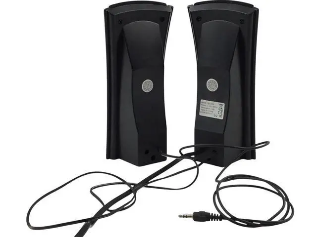 Alt view image 3 of 7 - Sakar 79534N Desktop Computer Speakers with Volume Control & Power LED  110V