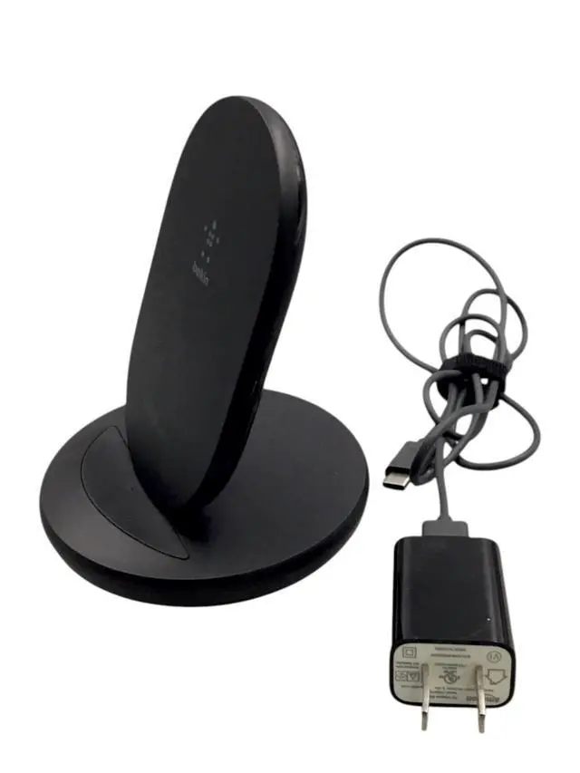 Alt view image 4 of 6 - Belkin Boost Charge Wireless Charging Stand 15W WIB002