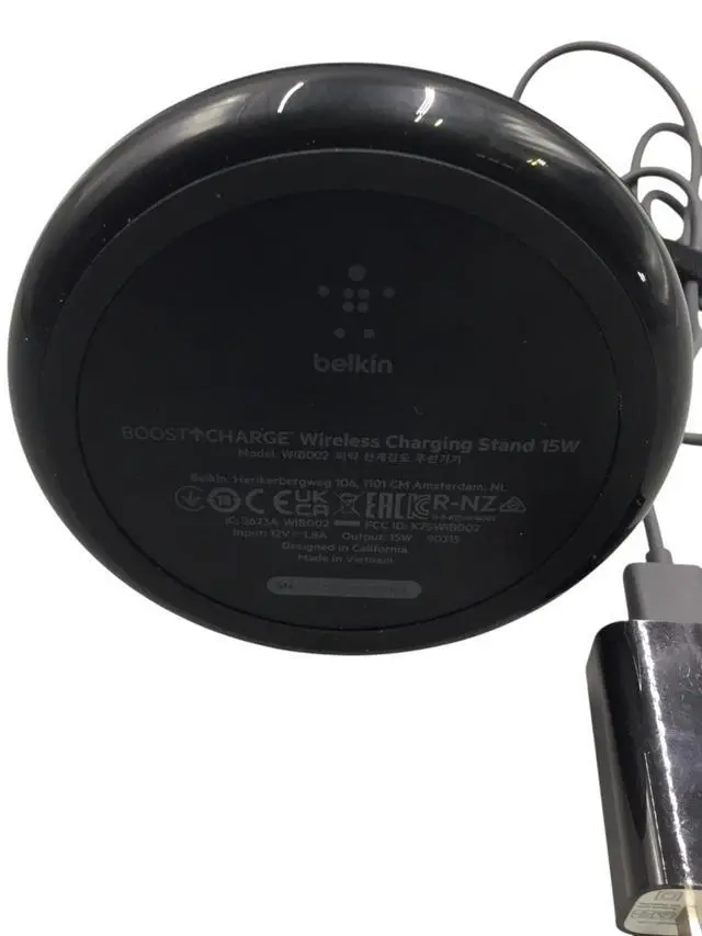 Alt view image 6 of 6 - Belkin Boost Charge Wireless Charging Stand 15W WIB002