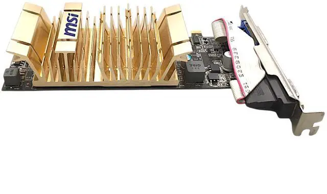 Alt view image 3 of 7 - MSI NVIDIA GeForce 210 PCI Express X16 512 MB GDDR3 SDRAM N210-MD512H-R