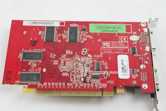 Alt view image 6 of 6 - ATI X1050 High Profile 256MB DDR VGA DVI-I S-VIDEO PCI-E Video Graphics Card 88-2C49-2E-SA A070900098361