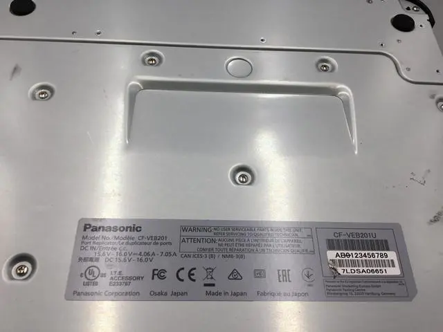 Alt view image 6 of 7 - CF-VEB201U PANASONIC CF-20 Desktop Docking Station Port Replicator