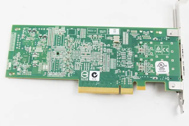 Alt view image 3 of 3 - IBM QLogic QLE8142-IBMX High Profile 10Gb Dual-Port PCI Fiber Channel Network Adapter Card 42C1802 42C1801