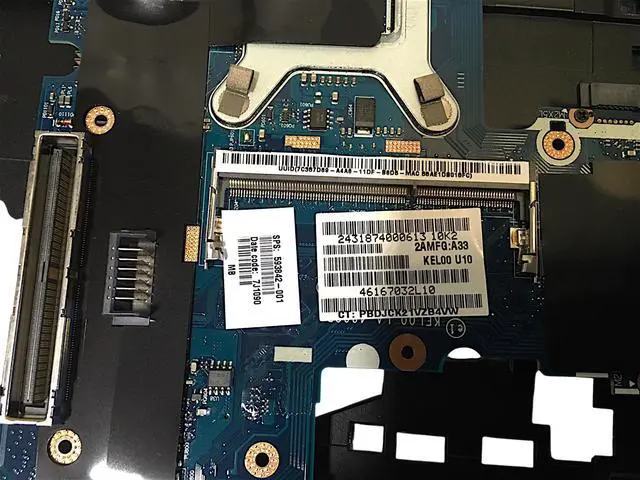 Alt view image 7 of 7 - HP ProBook 6440B Motherboard 593842-001 KEL00 LA-4892P
