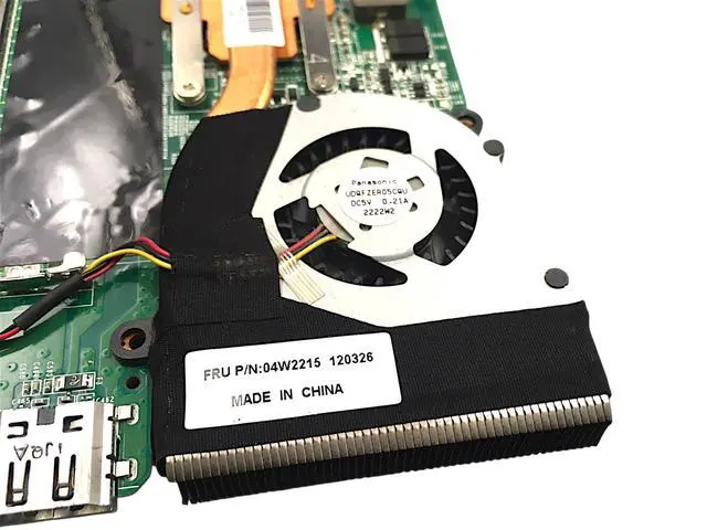 Alt view image 2 of 7 - 04W3579 Lenovo ThinkPad X130E System Board 04W2215 Fan DAFL8AMB8D0 REV.D