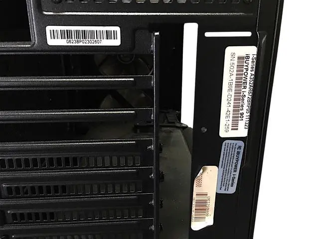 Alt view image 7 of 7 - iBUYPOWER PC Case i-Series 901,black, Glass, W/ fans A352AR672BRP05 111323