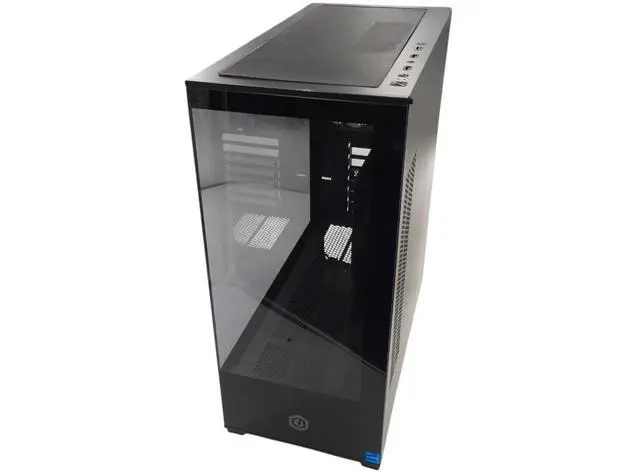 Alt view image 4 of 7 - Cyber PowerPC Model C Series ET8420-5292 Case w/ Tempered Glass &fans
