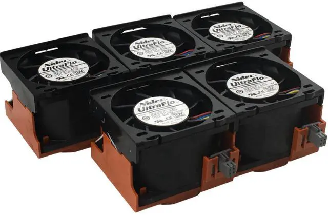 Alt view image 2 of 5 - Lot Of 5 Nidec UltraFlo V60E12BS1B5-07A024 Cooling Server Fan 090XRN