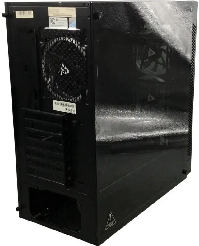 Alt view image 2 of 7 - Cyberpower PC C Series Computer Case, w/Fans, Black & Glass ET8680-12780