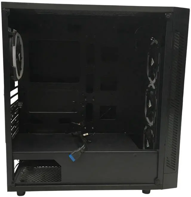 Alt view image 6 of 7 - Cyberpower PC C Series Computer Case, w/Fans, Black & Glass ET8680-12780