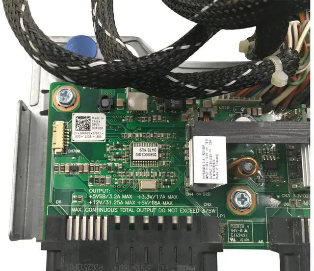 Alt view image 3 of 6 - Dell 00XY6X Power Distribution Board PSU Backplane for PowerEdge Server