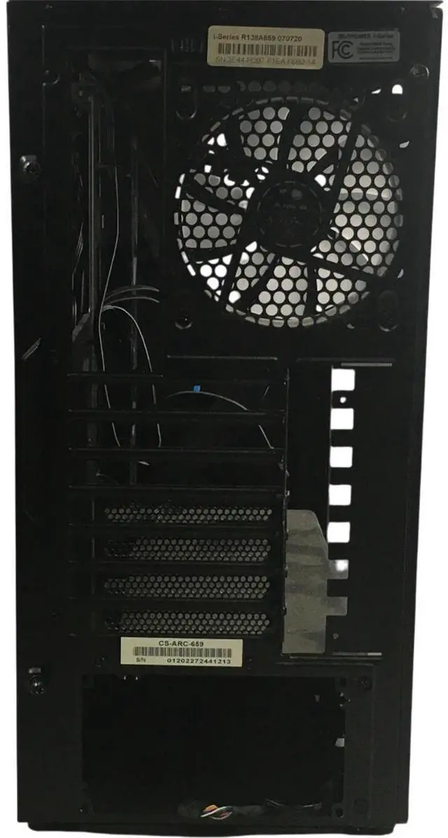 Alt view image 7 of 7 - iBUYPOWER i-Series ATX Mid Tower Gaming Case w/ Fans | PC Case Only