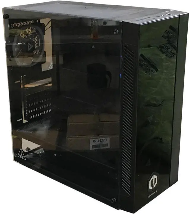 Main image of Cyberpower PC C Series Computer Case, w/Fans, Black & Glass ET8680-20705