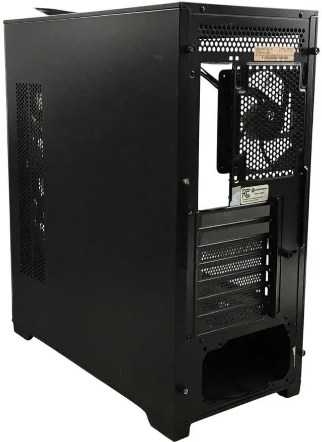 Alt view image 3 of 7 - Cyber PowerPC Model C Series ET8420-6108 Case w/ Tempered Glass &fans