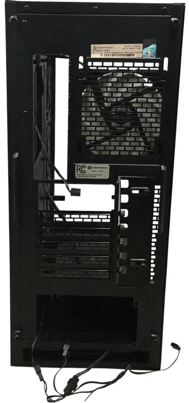Alt view image 6 of 7 - Cyber power PC C Series Case With Fans Only ET8462-3436