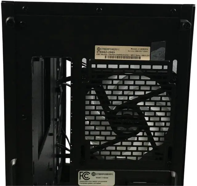 Alt view image 5 of 7 - Cyber power PC C Series Case With Fans Only ET8462-3436