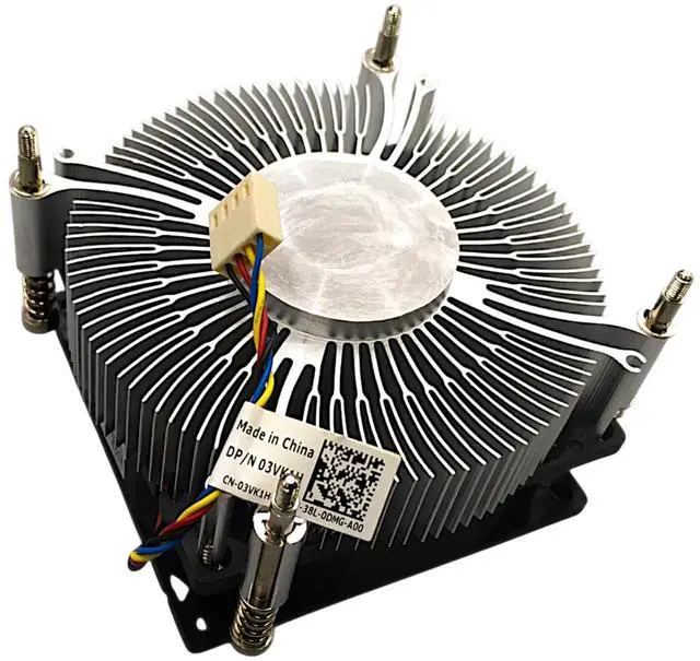 Alt view image 6 of 7 - Dell Inspiron 3847 620 660 Vostro 270S CPU Heatsink & Fan WN7GG 0WN7GG