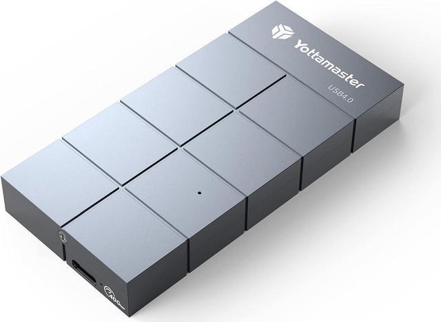 Yottamaster 40Gbps M.2 NVMe Enclosure for Thunderbolt 4/USB4