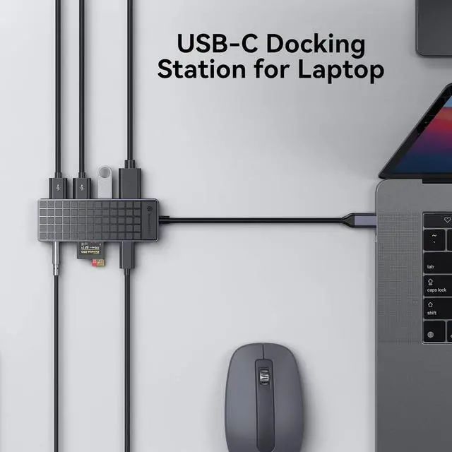 Alt view image 7 of 7 - Yottamaster USB C Hub Ethernet, 5 in 1 USB C Hub Multiport Adapter with 4K HDMI, RJ45 Ethernet, USB3.0, 60W PD, Compatible with MacBook Pro/Air, Surface Pro and More Type C Laptop Devices