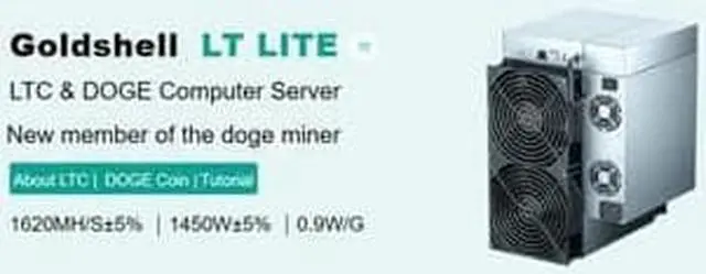 Alt view image 2 of 7 - LT LITE Doge LTC Miner Better Than LT5 LT6 MINI DOGE Ready To Delivery