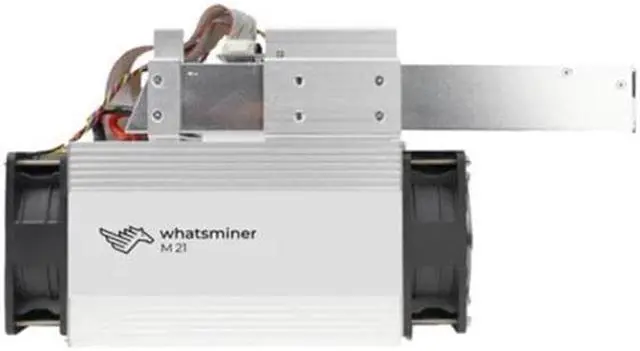 Alt view image 2 of 5 - Whatsminer M21S from Microbt Mining Asic Bitcoin Miner Blockchain Miner Microbt whatsminer SHA-256 algorithm with a maximum hashrate of 58Th/s for a power consumption of 3480W