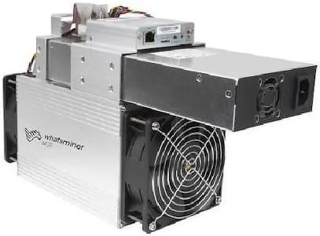 Main image of Whatsminer M21S from Microbt Mining Asic Bitcoin Miner Blockchain Miner Microbt whatsminer SHA-256 algorithm with a maximum hashrate of 58Th/s for a power consumption of 3480W