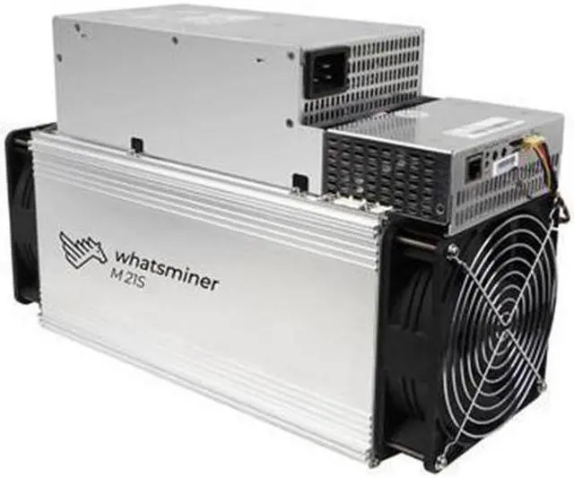Alt view image 2 of 4 - Whatsminer M21S from Microbt Mining Asic Bitcoin Miner Blockchain Miner Microbt whatsminer SHA-256 algorithm with a maximum hashrate of 58Th/s for a power consumption of 3480W