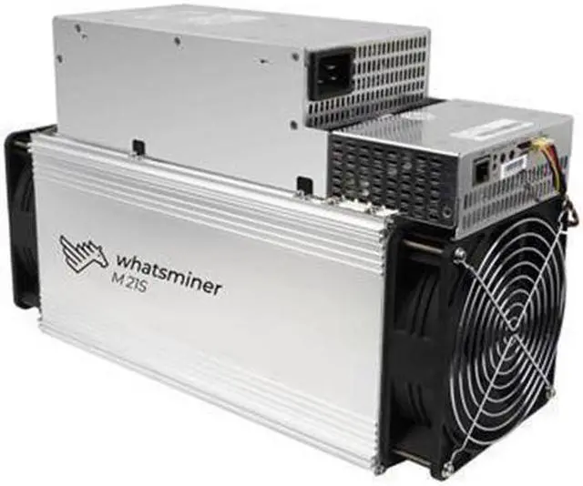 Alt view image 2 of 4 - Whatsminer M21S from Microbt Mining Asic Bitcoin Miner Blockchain Miner Microbt whatsminer SHA-256 algorithm with a maximum hashrate of 54Th/s for a power consumption of 3480W