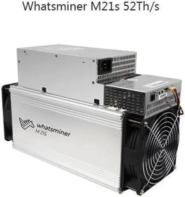 Main image of Whatsminer M21s 52Th/s BTC Miner 3120W SHA-256 Bitcoin Mining Machine