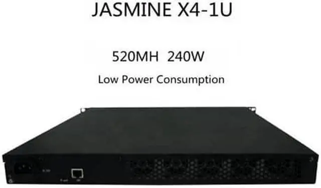 Alt view image 2 of 3 - Jasminer X4 1U Server ETC Asic Mute Miner Hashrate of 520MH/s with Lowest Consumption 240W Ethereum Miner Supply and Guaranty by ELEC SPACE 180 Days