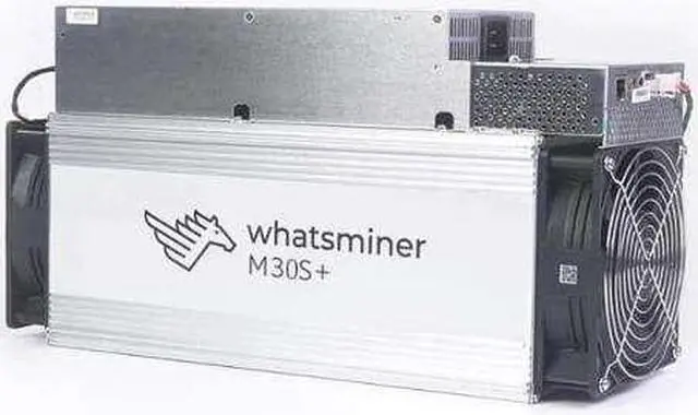 Alt view image 2 of 5 - Whatsminer M30S+ 98Th 3400W, BTC Bitcoin Miner Asic BTC Miner with PSU