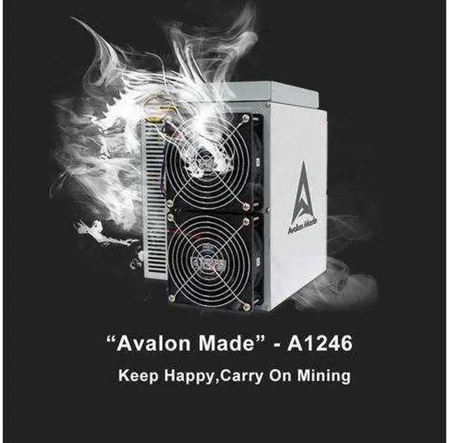 Alt view image 6 of 6 - Canaan Avalon 1246 90Th Bitcoin miner Canaan Avalon 1246 93Th Bitcoin miner