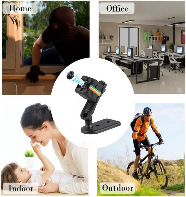 Alt view image 4 of 6 - Spy Camera Hidden Camera Mini Spy Camera Wireless 1080P HD Portable Small Camera with Motion Detection Loop Recording , Nanny Cam for Home Indoor Outdoor Security