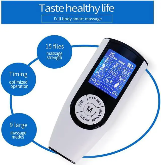Alt view image 6 of 7 - TAKROL T-109 Electronic Pulse Massager Physiotherapy Massage Instrument