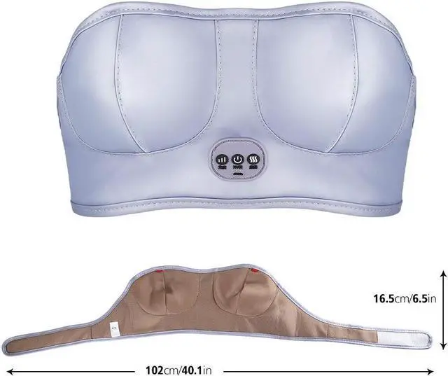 Alt view image 4 of 7 - TAKROL Electric Breast Massage Bra Vibration Chest Massager Wireless Breast Enhancement Instrument Breast Heating Stimulator Enhancer
