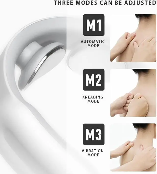 Alt view image 4 of 7 - TAKROL Smart Electric Neck and Shoulder Massager Home Relaxation Massager with Remote Control