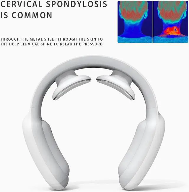 Alt view image 7 of 7 - TAKROL Smart Electric Neck and Shoulder Massager Home Relaxation Massager with Remote Control