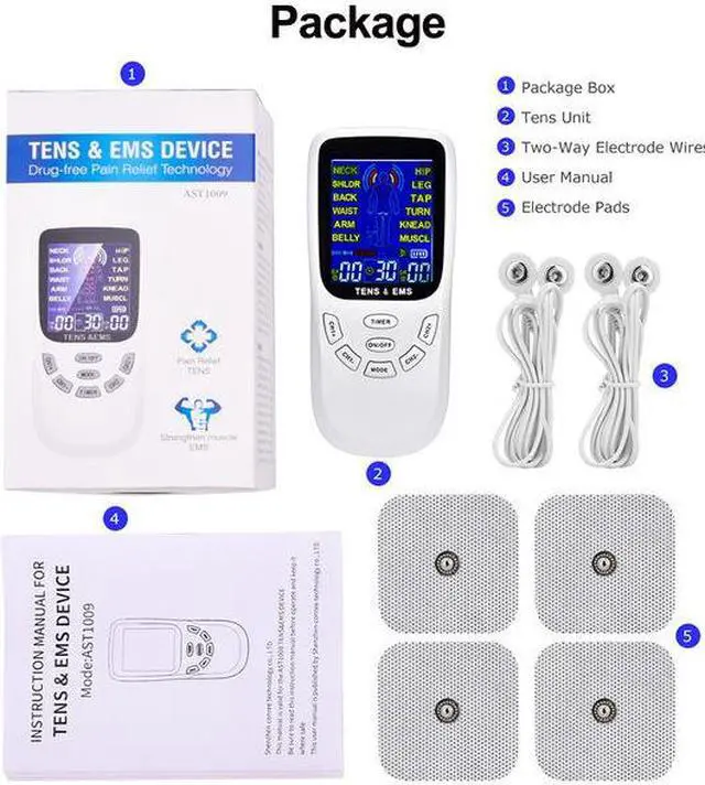 Alt view image 6 of 7 - TAKROL T-105 12-Mode Meridian Physiotherapy Device Multifunctional Acupuncture Point Acupuncture and Pulse Device Mini Physiotherapy Massager